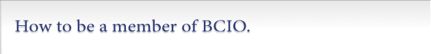How to be a member of BCIO